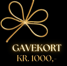 1000 kr. Gavekort 